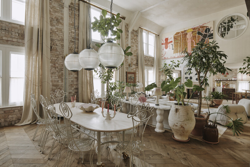 Chez Charlotte et Philip Colbert à Londres.